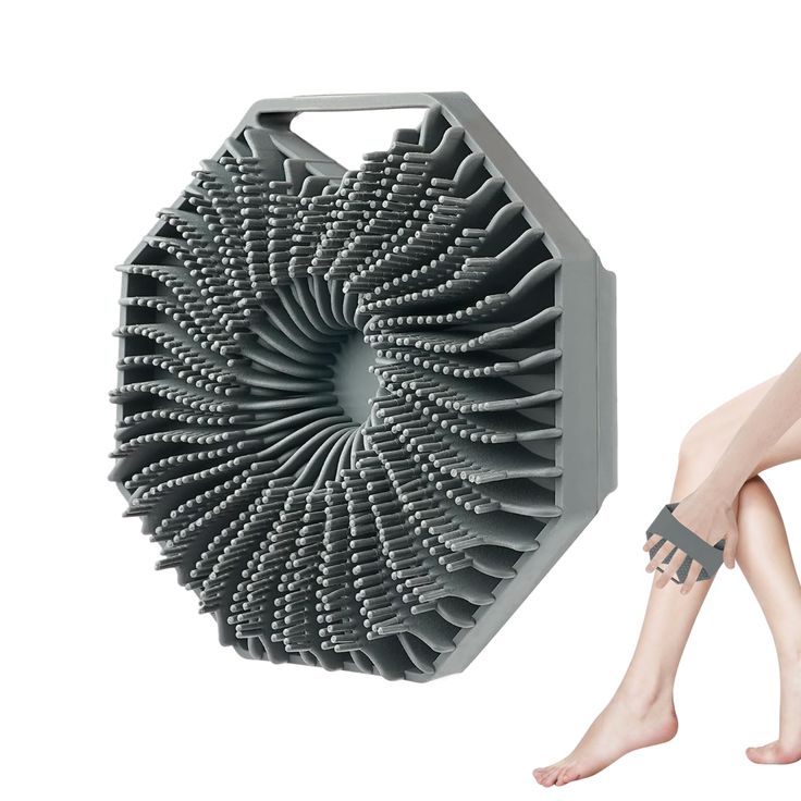 Antimicrobial Silicone Body Scrubber Gentle, Exfoliating & Eco-Friendly