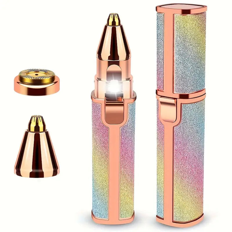 Painless Hair Remover 2 in 1 Facial & Nose Trimmer