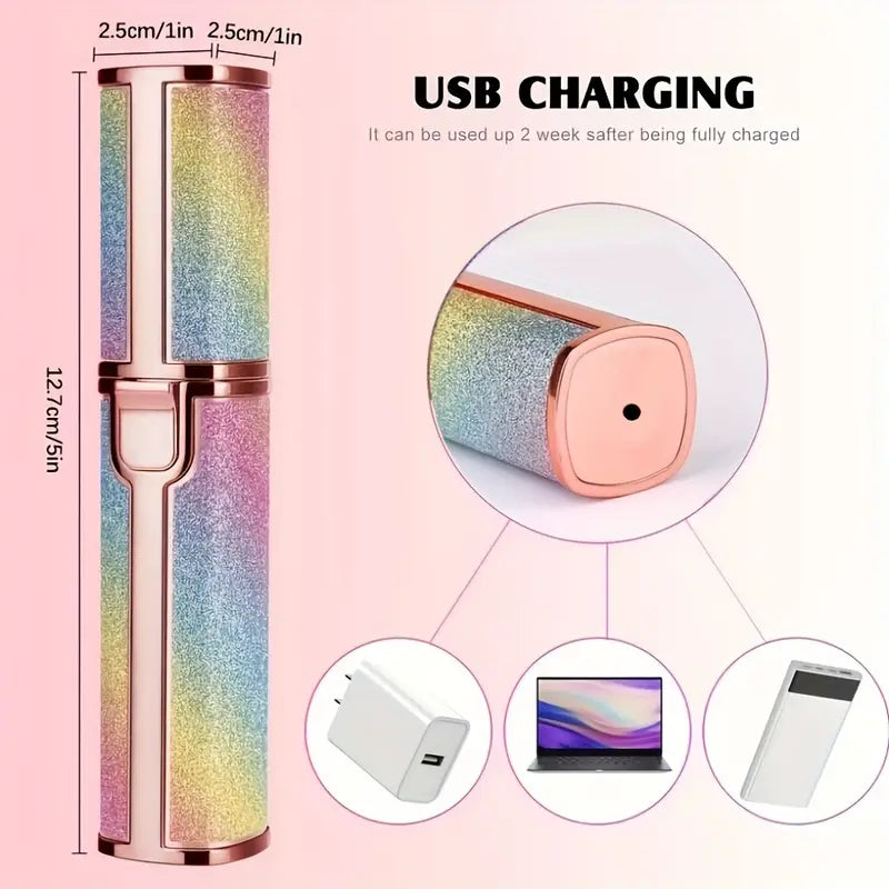 Painless Hair Remover 2 in 1 Facial & Nose Trimmer