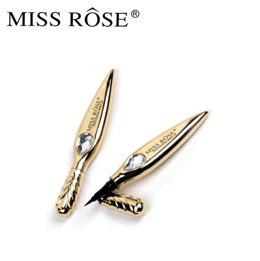Miss Rose Diamond Eyeliner, Waterproof Makeup Liquid Diamond Eyeliner
