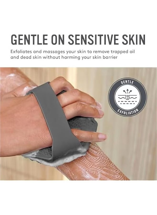 Antimicrobial Silicone Body Scrubber Gentle, Exfoliating & Eco-Friendly