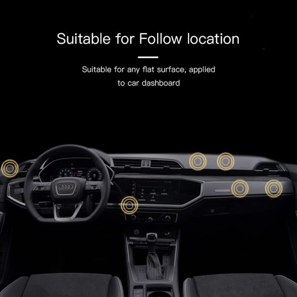 Mini Magnetic Car phone Holder // 360 Adjustable Phone Holder Car Phone Mount