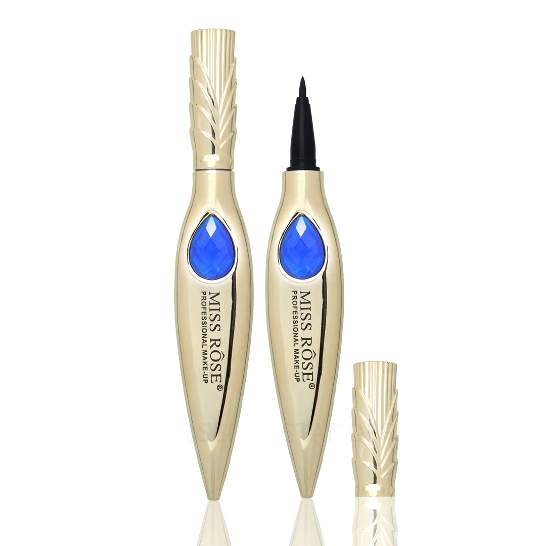 Miss Rose Diamond Eyeliner, Waterproof Makeup Liquid Diamond Eyeliner