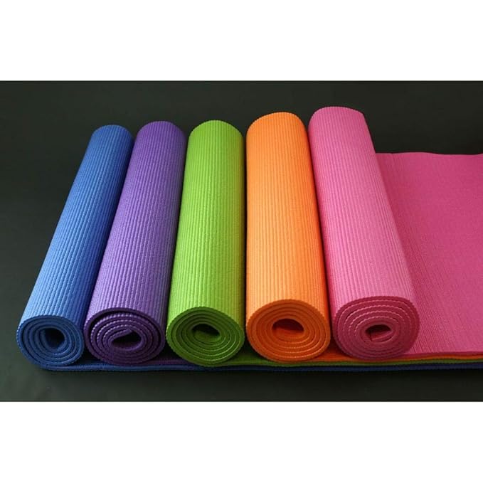 Non Slip Yoga Mat with Carrying Strap // Double Sides Thick Premium Exercise Yoga Mat for Yoga & Fitness