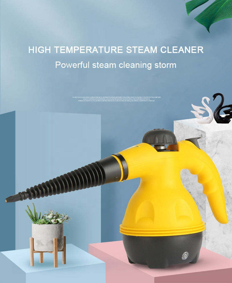 Portable Handheld Steam Cleaner 1000w // Multi-Purpose Electric Steamer, High-Pressure Steam for Household Cleaning