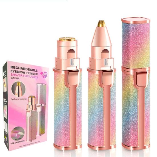 Rechargeable Hair Remover for All Parts // Painless-Precision Eyebrow Trimmer Hair Remover Trimmer for Women