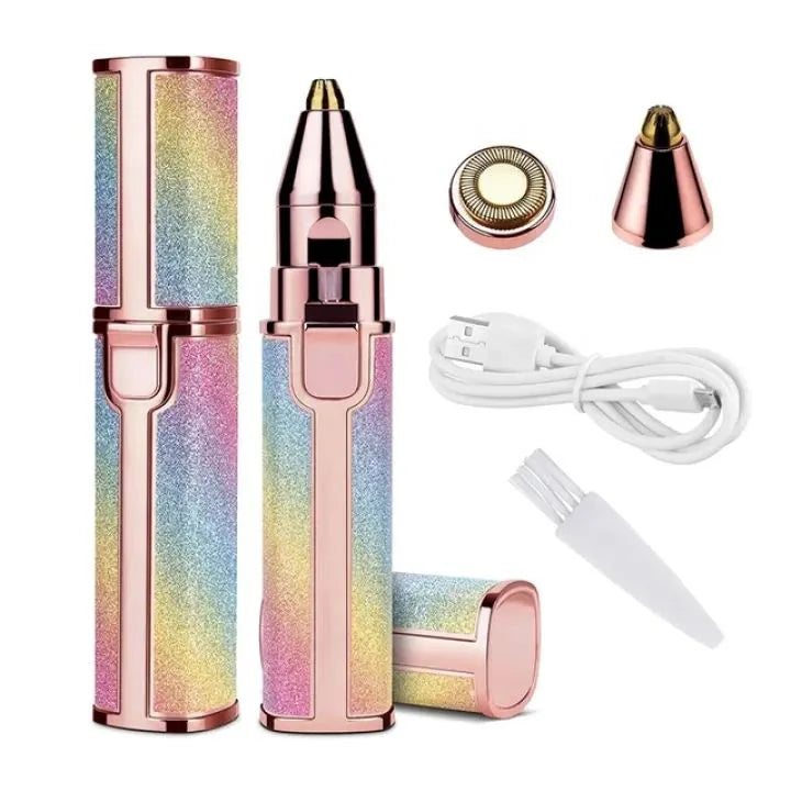 Rechargeable Hair Remover for All Parts // Painless-Precision Eyebrow Trimmer Hair Remover Trimmer for Women