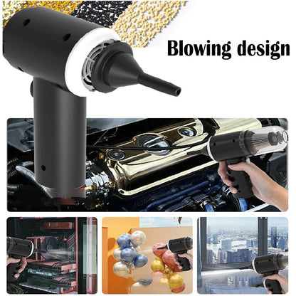 2-in-1 Mini Vacuum & Blower USB Rechargeable Cleaner