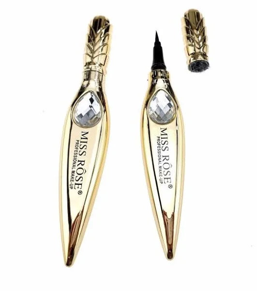 Miss Rose Diamond Eyeliner, Waterproof Makeup Liquid Diamond Eyeliner