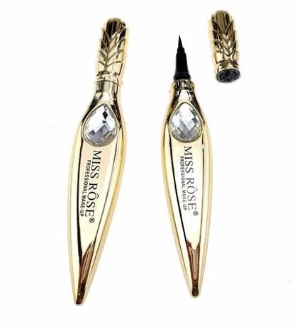 Miss Rose Diamond Eyeliner, Waterproof Makeup Liquid Diamond Eyeliner