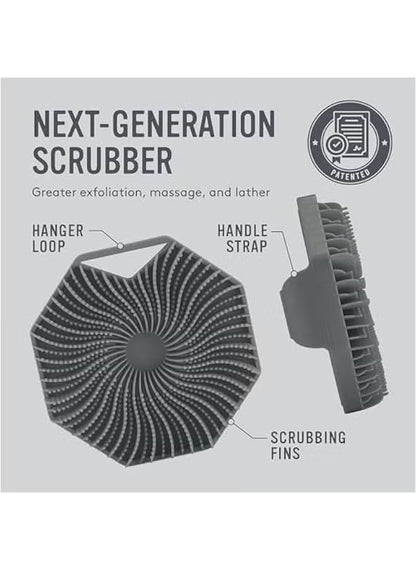 Antimicrobial Silicone Body Scrubber Gentle, Exfoliating & Eco-Friendly