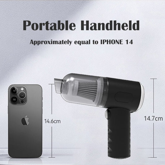 2-in-1 Mini Vacuum & Blower USB Rechargeable Cleaner