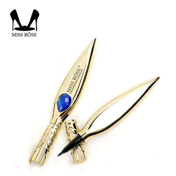 Miss Rose Diamond Eyeliner, Waterproof Makeup Liquid Diamond Eyeliner