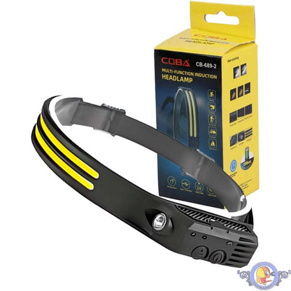 Multifunction Induction LED Light, Rechargeable COB Wide Beam Light with Motion Sensor, Waterproof