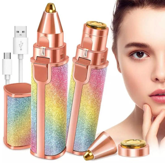 Rechargeable Hair Remover for All Parts // Painless-Precision Eyebrow Trimmer Hair Remover Trimmer for Women